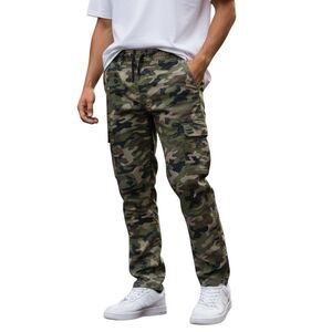 Cat & Jack Cargo Pants Boys 12 Green Camo Utility Gorpcore Outdoor
